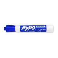 Expo Whiteboard Marker Bullet Tip Blue Box of 12