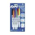 Expo Vis a Vis Whiteboard Marker Fine Assorted Pack of 8