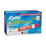 Expo Whiteboard Marker Dry Erase Bullet Tip Red Box of 12