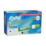 Expo Whiteboard Marker Dry Erase Bullet Tip Green Box of 12