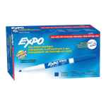 Expo Whiteboard Marker Dry Erase Fine Tip Blue Box of 12