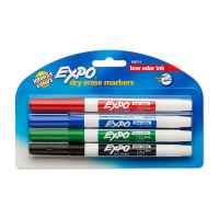Expo Dry Erase Whiteboard Marker Fine Tip Business Assorted Pack of 4