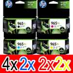 10 Pack Genuine HP 965XL Ink Cartridge Set (4BK,2C,2M,2Y) 3JA84AA 3JA81AA 3JA82AA 3JA83AA