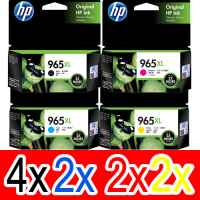 10 Pack Genuine HP 965XL Ink Cartridge Set (4BK,2C,2M,2Y) 3JA84AA 3JA81AA 3JA82AA 3JA83AA