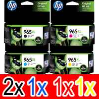 5 Pack Genuine HP 965XL Ink Cartridge Set (2BK,1C,1M,1Y) 3JA84AA 3JA81AA 3JA82AA 3JA83AA