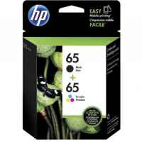 1 x Genuine HP 65 Black & Colour Ink Cartridge Value Pack 3JB07AA