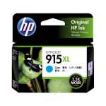 1 x Genuine HP 915XL Cyan Ink Cartridge 3YM19AA