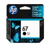 1 x Genuine HP 67 Black Ink Cartridge 3YM56AA