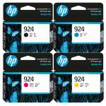 4 Pack Genuine HP 924 Ink Cartridge Set (1BK,1C,1M,1Y) 4K0U6NA 4K0U3NA 4K0U4NA 4K0U5NA