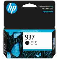 1 x Genuine HP 937 Black Ink Cartridge 4S6W5NA