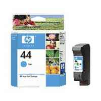 1 x Genuine HP 44 Cyan Ink Cartridge 51644CA