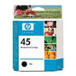 1 x Genuine HP 45 Black Ink Cartridge 51645AA