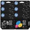 6 Pack Genuine HP 63/65 Black & Colour Ink Cartridge Set (3BK,3C) B7RT3AA B7RT2AA 6 Pack Genuine HP 63/65 Black & Colour Ink Cartridge Set (3BK,3C) B7RT3AA B7RT2AA