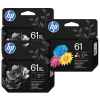 3 Pack Genuine HP 61XL Black & 61 Colour Ink Cartridge Set (2BK,1C) C0PA4AA C0PA5AA 3 Pack Genuine HP 61XL Black & 61 Colour Ink Cartridge Set (2BK,1C) C0PA4AA C0PA5AA