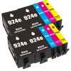 10 Pack Compatible HP 924e Ink Cartridge Set (4BK,2C,2M,2Y) 4K0V0NA 4K0V7NA 4K0V8NA 4K0V9NA