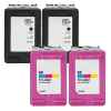 4 Pack Compatible HP 68e & 68 Black & Colour Ink Cartridge Set (2BK,2C) 7FP22TA 7FP20TA