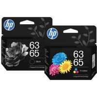 2 Pack Genuine HP 63/65 Black & Colour Ink Cartridge Set (1BK,1C) B7RT3AA B7RT2AA