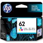 1 x Genuine HP 62 Colour Ink Cartridge C2P06AA