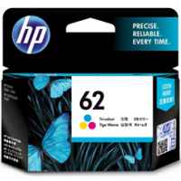 1 x Genuine HP 62 Colour Ink Cartridge C2P06AA