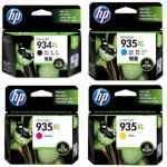 4 Pack Genuine HP 934XL 935XL Ink Cartridge Set (1BK,1C,1M,1Y) C2P23AA C2P24AA C2P25AA C2P26AA