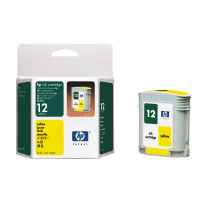 1 x Genuine HP 12 Yellow Ink Cartridge & Printhead C4806A