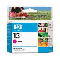 1 x Genuine HP 13 Magenta Ink Cartridge C4816A