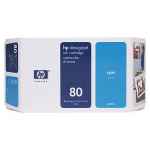 1 x Genuine HP 80 Cyan Ink Cartridge C4846A