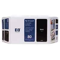 1 x Genuine HP 80 Black Ink Cartridge C4871A