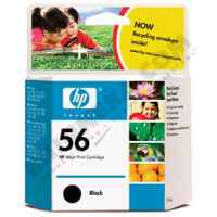 1 x Genuine HP 56 Black Ink Cartridge C6656AA