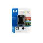 1 x Genuine HP 02 Black Ink Cartridge C8721WA