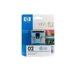 1 x Genuine HP 02 Light Cyan Ink Cartridge C8774WA