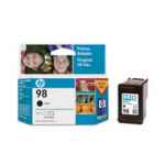 1 x Genuine HP 98 Black Ink Cartridge C9364WA