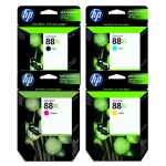 4 Pack Genuine HP 88XL Ink Cartridge Set (1BK,1C,1M,1Y) C9396A C9391A C9392A C9393A