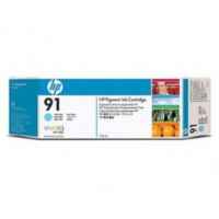 1 x Genuine HP 91 Light Cyan Ink Cartridge C9470A