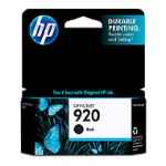 1 x Genuine HP 920 Black Ink Cartridge CD971AA