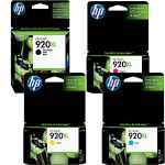 4 Pack Genuine HP 920XL Ink Cartridge Set (1BK,1C,1M,1Y) CD975AA CD972AA CD973AA CD974AA
