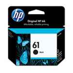 1 x Genuine HP 61 Black Ink Cartridge CH561WA