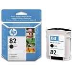 1 x Genuine HP 82 Black Ink Cartridge CH565A