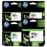 4 Pack Genuine HP 950XL 951XL Ink Cartridge Set (1BK,1C,1M,1Y) CN045AA CN046AA CN047AA CN048AA