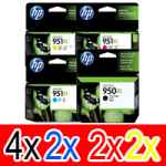 10 Pack Genuine HP 950XL 951XL Ink Cartridge Set (4BK,2C,2M,2Y) CN045AA CN046AA CN047AA CN048AA