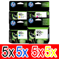 20 Pack Genuine HP 950XL 951XL Ink Cartridge Set (5BK,5C,5M,5Y) CN045AA CN046AA CN047AA CN048AA