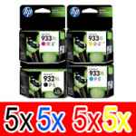 20 Pack Genuine HP 932XL 933XL Ink Cartridge Set (5BK,5C,5M,5Y) CN053AA CN054AA CN055AA CN056AA