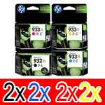 8 Pack Genuine HP 932XL 933XL Ink Cartridge Set (2BK,2C,2M,2Y) CN053AA CN054AA CN055AA CN056AA