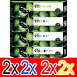 8 Pack Genuine HP 970XL 971XL Ink Cartridge Set (2BK,2C,2M,2Y) CN625AA CN626AA CN627AA CN628AA