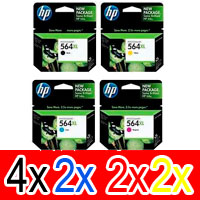 10 Pack Genuine HP 564XL Ink Cartridge Set (4BK,2C,2M,2Y) CN684WA CB323WA CB324WA CB325WA