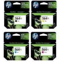 4 Pack Genuine HP 564XL Ink Cartridge Set (1BK,1C,1M,1Y) CN684WA CB323WA CB324WA CB325WA