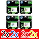 8 Pack Genuine HP 564XL Ink Cartridge Set (2BK,2C,2M,2Y) CN684WA CB323WA CB324WA CB325WA