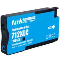 1 x Compatible HP 712 Cyan Ink Cartridge 3ED67A