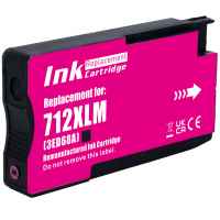 1 x Compatible HP 712 Magenta Ink Cartridge 3ED68A