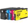 4 Pack Compatible HP 965XL Ink Cartridge Set (1BK,1C,1M,1Y) 3JA81AA 3JA82AA 3JA83AA 3JA84AA